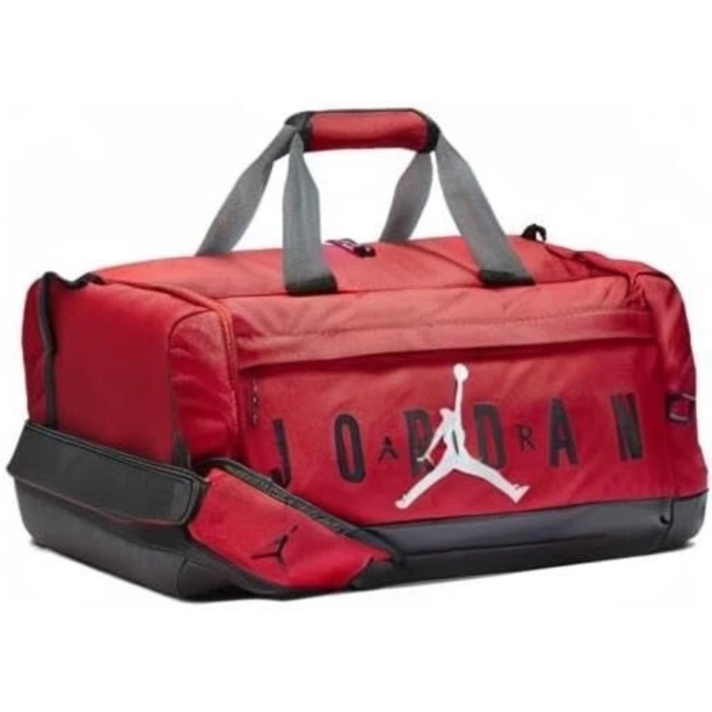 Jordan Red Black Velocity gym boys Duffel Bag